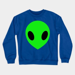 Minimalist Alien Head Crewneck Sweatshirt